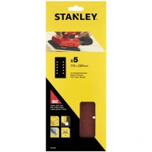 5 feuilles de papier de verre perforées