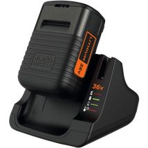 Black&decker - Black and Decker - Kit batterie Lithium-Ion 36 v 2.0 Ah et chargeur 2000 mAh - BDC2A36-QW