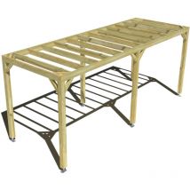 Ma Pergola Bois - Pergola bois • 6m x 2m • indépendante • sens profondeur • livraison comprise