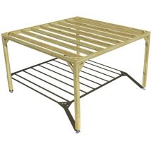 Ma Pergola Bois - Pergola bois • 4m x 4m • indépendante • sens profondeur • livraison comprise