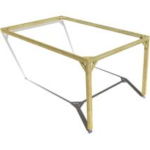 Ma Pergola Bois - Pergola bois • 3m x 5m • adossée • cadre simple • livraison comprise