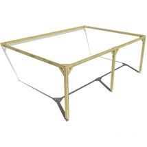 Ma Pergola Bois - Pergola bois • 7m x 5m • adossée • cadre simple • livraison comprise