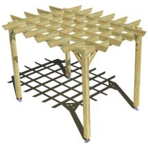 Ma Pergola Bois - Pergola bois • 2m x 3m • indépendante • style retro • livraison comprise