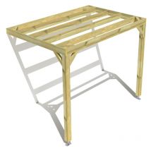 Ma Pergola Bois - Pergola bois • 3m x 2m • adossée • sens largeur • livraison comprise