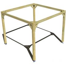 Ma Pergola Bois - Pergola bois • 3m x 3m • indépendante • cadre simple • livraison comprise
