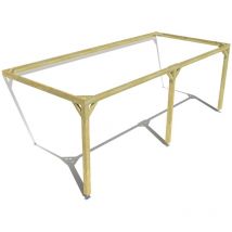 Ma Pergola Bois - Pergola bois • 7m x 3m • adossée • cadre simple • livraison comprise