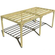 Ma Pergola Bois - Pergola bois • 6m x 3m • indépendante • sens largeur • livraison comprise