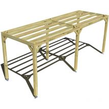 Ma Pergola Bois - Pergola bois • 6m x 2m • indépendante • sens largeur • livraison comprise