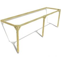 Ma Pergola Bois - Pergola bois • 8m x 2m • adossée • cadre simple • livraison comprise