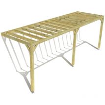 Ma Pergola Bois - Pergola bois • 7m x 2m • adossée • sens profondeur • livraison comprise