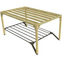 Ma Pergola Bois - Pergola bois • 3m x 5m • indépendante • sens profondeur • livraison comprise