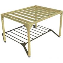 Ma Pergola Bois - Pergola bois • 4m x 3m • indépendante • sens profondeur • livraison comprise