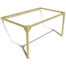 Ma Pergola Bois - Pergola bois • 5m x 3m • adossée • cadre simple • livraison comprise