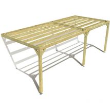 Ma Pergola Bois - Pergola bois • 7m x 3m • adossée • sens largeur • livraison comprise