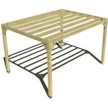 Ma Pergola Bois - Pergola bois • 4m x 3m • indépendante • sens largeur • livraison comprise