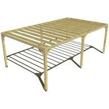 Ma Pergola Bois - Pergola bois • 7m x 4m • indépendante • sens profondeur • livraison comprise
