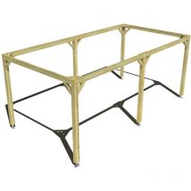 Ma Pergola Bois - Pergola bois • 6m x 3m • indépendante • cadre simple • livraison comprise