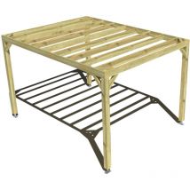 Ma Pergola Bois - Pergola bois • 3m x 4m • indépendante • sens largeur • livraison comprise