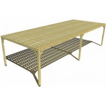 Ma Pergola Bois - Pergola bois • 10m x 4m • indépendante • sens largeur • platelage bois • livraison comprise