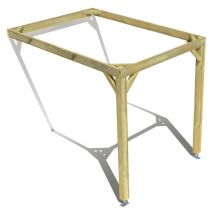 Ma Pergola Bois - Pergola bois • 2m x 3m • adossée • cadre simple • livraison comprise