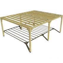 Ma Pergola Bois - Pergola bois • 6m x 5m • indépendante • sens profondeur • livraison comprise