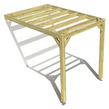 Ma Pergola Bois - Pergola bois • 2m x 3m • adossée • sens largeur • livraison comprise