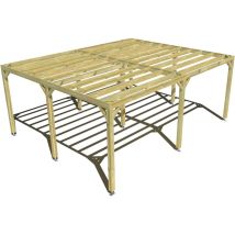 Pergola Bois • 6m X 5m • Indépendante • Sens Largeur • Livraison Comprise