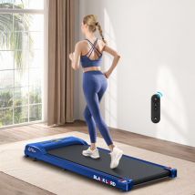 Black Lord - Walking Pad, Treadmill for Home, Under Desk Treadmill with led Display & Bluetooth Speaker & Remote Control - Blue