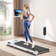 BLACK LORD Treadmill Electric Walking Pad Home Office Gym Fitness Foldable - White
