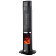 Fabrilamp - abrila Aérotherme céramique noire melodia 2000 w (78,3x24,6x24,5)