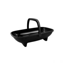 Black Plastic Garden Trug – 53cm Ebony