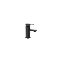 Hyy Ar - Black Stainless Steel Bathroom Sink Faucet - Single Hole Square Design