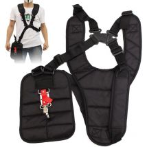 Readcly - Black Trimmer Belt Comfort Adjustable Double Nylon Shoulder Strap Brush Cutter Accessories Black 11 x 4.7 x 3.6 Inches