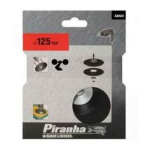 Platorello in gomma 125 mm per trapani Black and decker