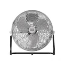 Ventilador de Suelo 60W, 3 Velocidades, Diámetro 35cm, 3 Aspas en Metal, Inclinación Ajustable, Base Antideslizante, Asa de Transporte, Rejilla