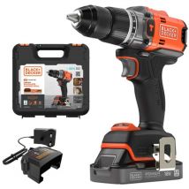 Black+decker - black+decker Werkzeug - 18V Akku-Schlagbohrmaschine, 1x 2,0 Ah Li-Ion Akku, Ladegerät BLD683D1XK-QW