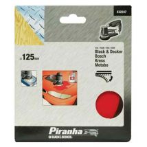 Tampone 125 mm per levigatrici rotorbitali Black and Decker X32247