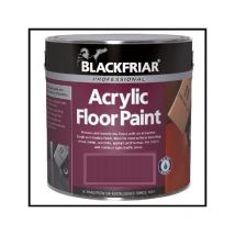 Acrylic Floor Paint - Hard Wearing - Black - 1 Litre - Blackfriar