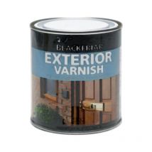 Exterior Varnish UV77 Clear Satin 500ml BKFEVS500 - Blackfriar