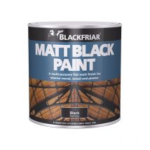 Blackfriar - BF0520001X1 Matt Black Paint 125ml BKFMB125