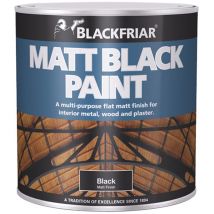 Blackfriar - Matt Black Paint 500ml BKFMB500