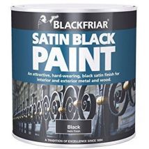 Satin Black Paint 500Ml