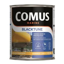 Comus - blacktune 2.5L - Vernis de protection noir bitumeux à base de brai de pétrole marine