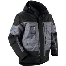 Blakläder Winterjacke, grau / schwarz, Unisex-Größe: M