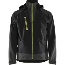 Chaqueta Softshell Repelente al Agua t.s - negro/amarillo - 474925139933-S - Blaklader