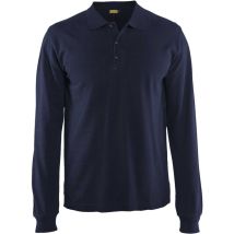Blaklader Arbeits-Polo langarm 3388 – Marine – 60 % Baumwolle, 40 % Polyester – 220 g/m²