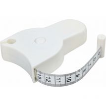 Blanc - 1 ruban à mesurer pour mesurer le tour de taille, pratique pour les régimes amaigrissants