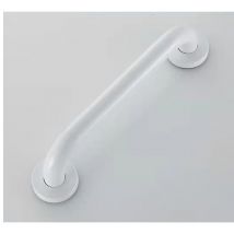 Serbia - Blanc 300mm-Barre d'Appui Douche , Poignée de Douche de Sécurité, Barre d'Appui wc Handicapé, Barre de Soutien pour Toilette, Barre de
