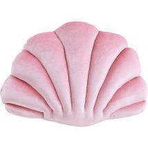 Rose, 32 et 25cm) Coussin coquillage, coussin déco, coussin coquillage déco, coussin coquillage éventail, coussin canapé coton, coussin déco,