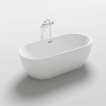 HOME DELUXE - Baignoire à poser CODO - 170 x 80 cm Blanc Couleur : Blanc